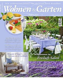 Wohnen & Garten 8/2024 "Freiluft-Salon / Lavendel-Zauber"