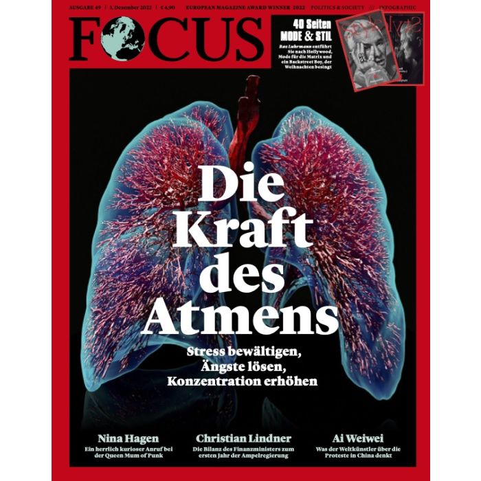 Focus 49/2022 "Die Kraft des Atmens"