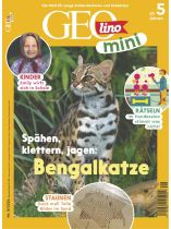 GEOlino mini 9/2024 "Spähen, klettern, jagen: Bengalkatze"