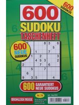 600 SUDOKU TASCHENHEFT 74/2024