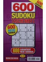 600 SUDOKU TASCHENHEFT 76/2024