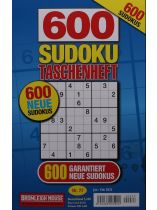 600 SUDOKU TASCHENHEFT 77/2024