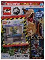 LEGO Jurassic World 38/2024 "Extra: DNA-Labor mit Raptor"