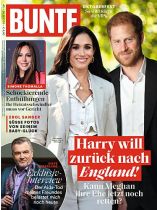 Bunte 40/2024 "Harry will zurück nach England!"