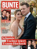 Bunte 41/2024 "Schumis Tochter feiert Traum-Hochzeit"