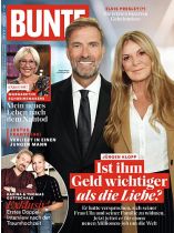 Bunte 43/2024 "Ist ihm Geld wichtiger als die Liebe?"