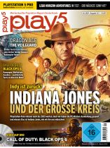 play5 1/2025 " Indiana Jones und der Große Kreis / DVD:  Dragon Age: The Veilguard"