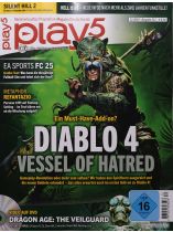 play5 12/2024 "Diablo 4: Vessel of Hatred / DVD: Dragon Age: The Veilguard"