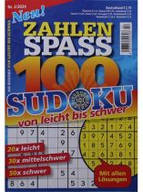 100 Sudoku von leicht bis 2/2024