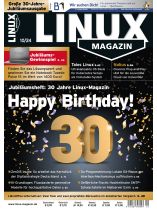 Linux-Magazin 10/2024 "Happy Birthday! 30-jährige Jubiläumsausgabe"