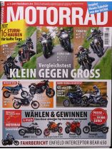 Motorrad 25/2024 "Klein gegen Gross"