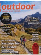 Outdoor 10/2024 "Die 20 schönsten Kurztrips für den Herbst"