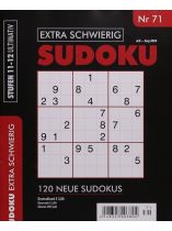 SUDOKU EXTRA SCHWIERIG 71/2024