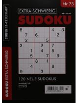 SUDOKU EXTRA SCHWIERIG 73/2024