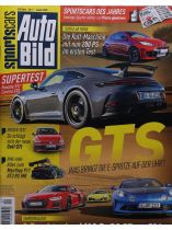 AUTO BILD SPORTSCARS 1/2025 "Porsche GTS -  Was bringt die E-Spritze auf der der Uhr?"