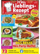 Mein Lieblingsrezept 1/2025 "Das Beste fürs Party-Buffet"