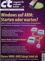 CT MAGAZIN 20/2024 "Windows auf ARM: Starten oder warten?"