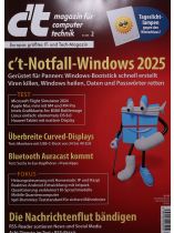 CT MAGAZIN 2/2025 "c't-Notfall-Windows 2025"