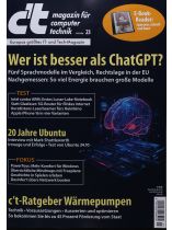 CT MAGAZIN 23/2024 "Wer ist besser als ChatGPT?"