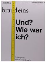 brand eins 9/2024 "Und? Wie war ich?"