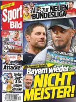 SPORT BILD 34/2024 "Bayern wieder nicht Meister! (Die Hamann-Tabelle)"