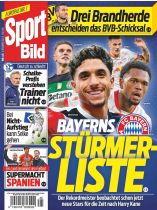 SPORT BILD 45/2024 "Bayerns Stürmer-Liste"