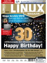 Linux-Magazin DVD 10/2024 "Happy Birthday! 30-jährige Jubiläumsausgabe / DVD: Archiv-DVD"