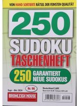 250 SUDOKU TASCHENHEFT 96/2024