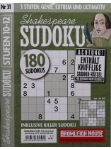 Shakespeare Sudoku 31/2024