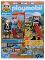 Playmobil Magazin 12/2024 "Extra: Feuerwehrmann mit Feuerlöscher und Flamme"