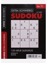 SUDOKU EXTRA SCHWIERIG 72/2024