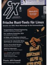 IX MAGAZIN 8/2024 "Frische Rust-Tools für Linux"
